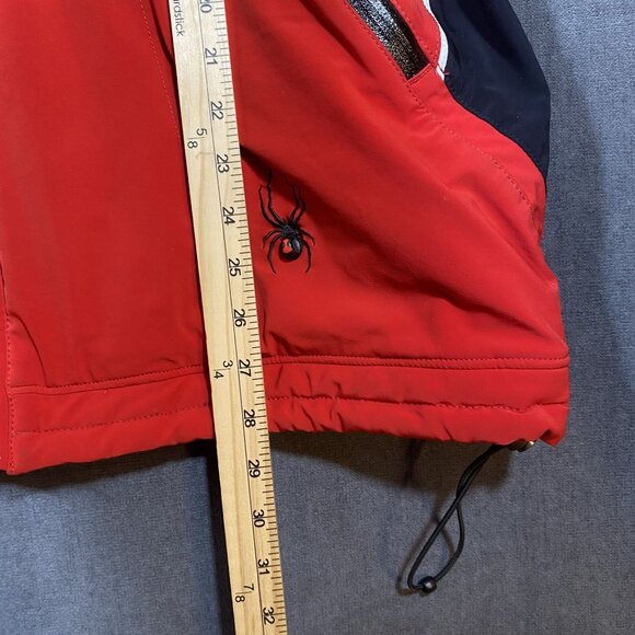 Spyder Mens Red Ski Jacket Dermizax-EV Zip Pockets & Spiderweb Lining Size L/52 - Picture 11 of 16